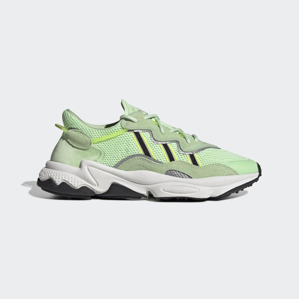 Adidas Women's OZWEEGO Originals Shoes Green/Black/Yellow Ireland EE6466